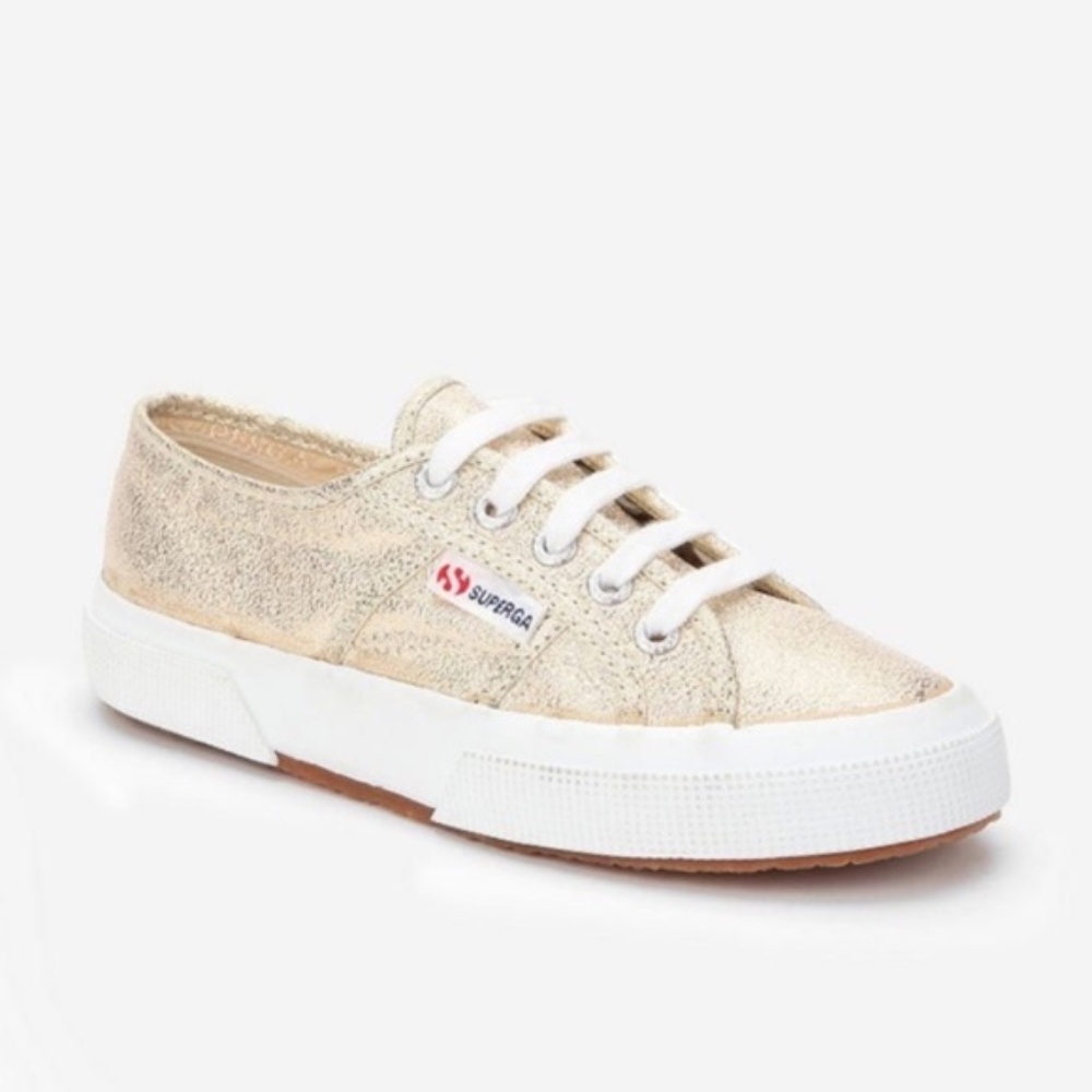 SUPERGA 2750 Cotu Classic Glitter Silver Gold Mix